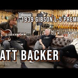 Matt Backer playing a 1939 Gibson L-5 Premiere
