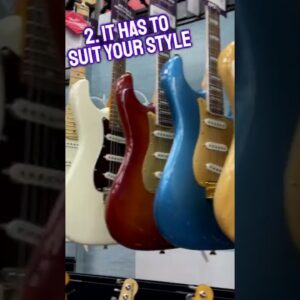 3 Tips On Choosing Your Next Electric Guitar! #Shorts