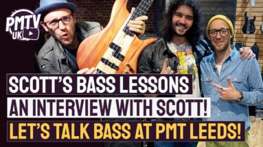Scott's Bass Lessons Interview - Scott Devine Stops By PMT Leeds!