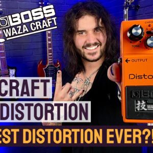 BOSS DS-1W Waza Craft Distortion! - Demo Of This Revamped, Little Orange Box Of Awesome!