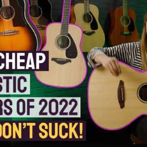 Best Cheap Acoustic Guitars Of 2022 That Don't Suck!? - Meg's Top Acoustic Guitar Picks of 2022