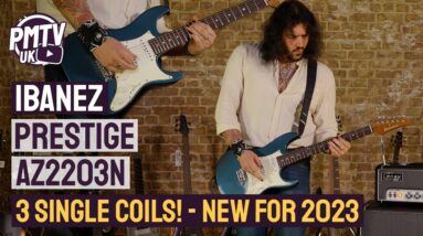 3 Single Coils & A NEW Blend Circuit For The 2023 Ibanez AZ2203N! - A New Layout For The Prestige AZ
