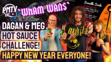Dagan & Meg Do The Hot Sauce Challenge! - They Can Shred, But Can They Handle Hot Sauce?!