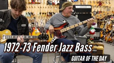 1972-73 Fender Jazz Bass Sunburst | Guitar of the Day - Roberto Vally