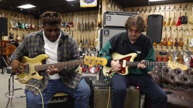 Clark Sims and Lemmo jamming at Norman's Rare Guitars