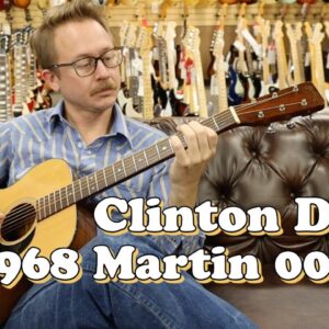 Clinton Davis playing a 1968 Martin 000-18