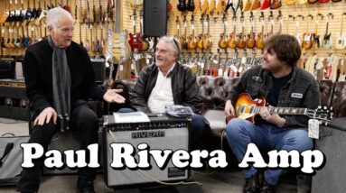 Paul Rivera and his Rivera Stage IV Amp