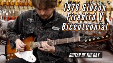 1976 Gibson Firebird V Bicentennial | Guitar of the Day