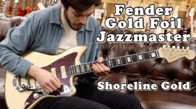 2023 Fender Gold Foil Jazzmaster Shoreline Gold