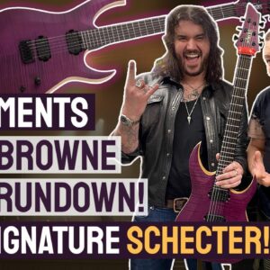 Monuments John Browne LIVE Gear Rundown With His Stunning New Signature Schecter TAO!