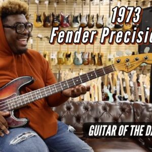 1973 Fender Precision Bass Sunburst | Guitar of the Day - Clark Sims