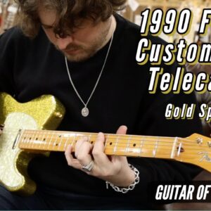 1990 Fender Custom Shop Telecaster Gold Sparkle | Guitar of the Day