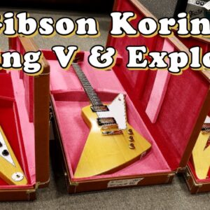 NEW Korina Gibson & Epiphone Flying V's and Explorers at Norman's Rare Guitars