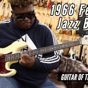1966 Fender Jazz Bass Olympic White | Guitar of the Day
