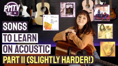 5 Top Acoustic Guitar Songs to Learn Part 2 - Megs 5 *Slightly Harder* Iconic Acoustic Guitar Songs!