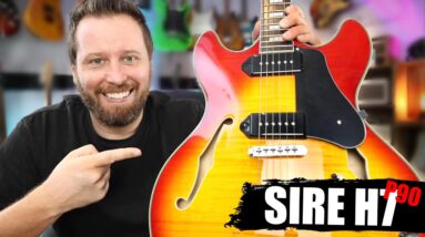 This BEAUTIFUL Guitar Just Got P90s! - SIRE H7!