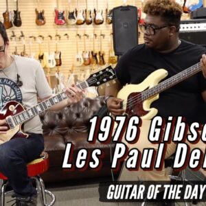 1976 Gibson Les Paul Deluxe Burgundy | Guitar of the Day - Noe Socha
