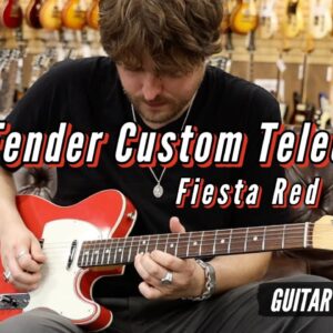 2017 Fender Custom Telecaster Fiesta Red | Guitar of the Day