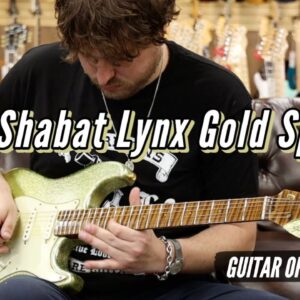 2022 Shabat Lynx Gold Sparkle | Guitar of the Day
