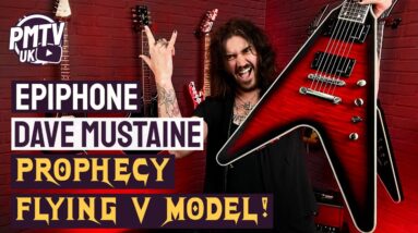 Epiphone Dave Mustaine Prophecy Flying V - A Custom Fishman Fluence Loaded MEGADETH Signature!