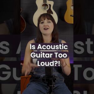 Is Acoustic Guitar Too Loud? | Part 1 - Getting Thinner Strings #Shorts