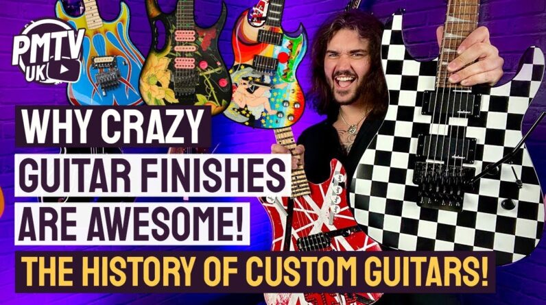 Why Crazy Guitar Finishes Are Awesome! - A History Of Custom Guitars & Colours!