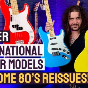 80's Fender Reissues! - The Made In Japan 'International Colour' Guitars & Basses!