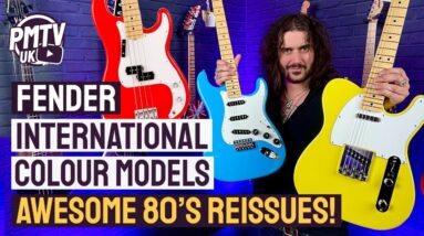 80's Fender Reissues! - The Made In Japan 'International Colour' Guitars & Basses!