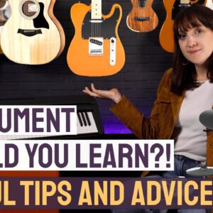 What Instrument To Learn?! - Guitar, Keys, Bass, Drums or Ukulele? Meg Shares Some Tips and Advice!