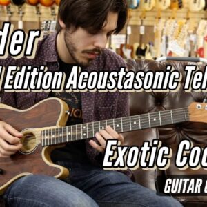Fender Limited Edition Acoustasonic Telecaster Exotic Cocobolo | Guitar of the Day