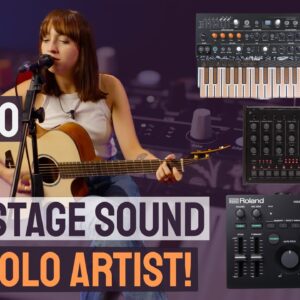 How to Get a Big Sound On Stage As a Solo Musician! - Using Synths, Drum Machines and Vocal Pedals!