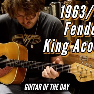 1963/64 Fender King Acoustic | Guitar of the Day