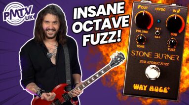 The Craziest Fuzz You'll Hear Today! - The Way Huge Stone Burner SUB ATOMIC FUZZ!