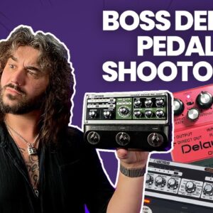 BOSS Delay Pedal Shootout! - Demoing The Differences & Tones Of BOSS' Delay Lineup!