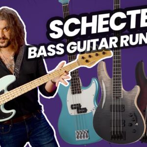 Ever Tried A Schecter Bass Guitar?! - Check Out The SLS, Omen, Banshee, J-4 & Stiletto!