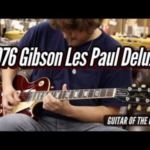 1976 Gibson Les Paul Deluxe Burgundy | Guitar of the Day