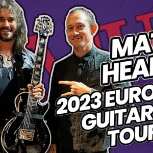 Matt Heafy's 2023 European Trivium Tour Guitar Rig Rundown! - Stunning 7 String Epiphones!