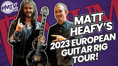 Matt Heafy's 2023 European Trivium Tour Guitar Rig Rundown! - Stunning 7 String Epiphones!