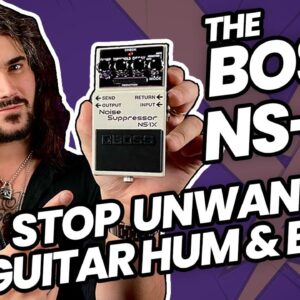 The Most Advanced Noise Gate/Suppressor On The Planet! - The NEW Boss NS-1X!
