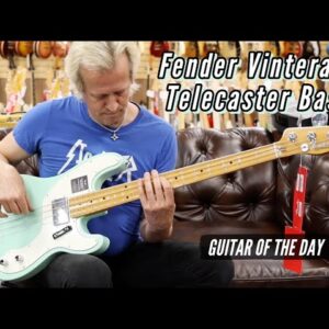 Fender Vintera II Telecaster Bass Sea Foam Green | Guitar of the Day - Greg Coates
