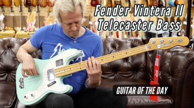 Fender Vintera II Telecaster Bass Sea Foam Green | Guitar of the Day - Greg Coates
