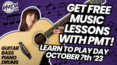 Get FREE Music Lessons at PMT! - Learn To Play Day, Saturday October 7th 2023