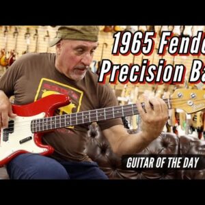 1965 Fender Precision Bass Dakota Red | Guitar of the Day - Roberto Vally
