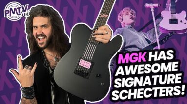 A Stealth Satin Black Look For Machine Gun Kelly's Latest Signature Schecter!
