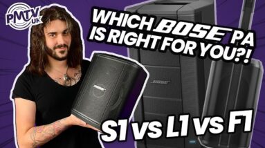 Bose PA Shootout! S1 vs F1 vs L1 - Which Portable Speaker Is Best For You?