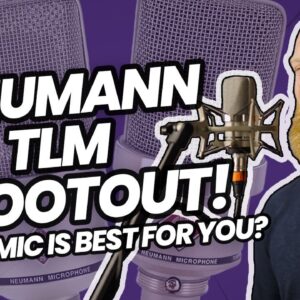 Comparing The Stunning Neumann TLM Microphones! - 102 vs 103 vs 107