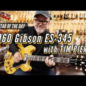 1960 Gibson ES-345 Blonde | Guitar of the Day - TIM PIERCE