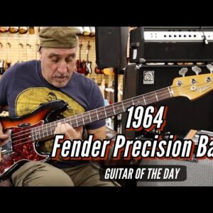 1964 Fender Precision Bass Sunburst | Guitar of the Day - Roberto Vally
