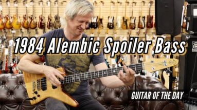 1984 Alembic Spoiler Bass | Guitar of the Day - Greg Coates