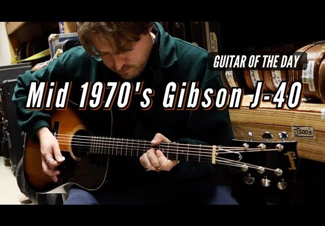 Mid 1970's Gibson J-40 | Guitar of the Day